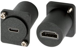 1929968_2 - Mediatech EXSYS EX-49171, D-Typ Adapter USB-C zu HDMI Buchse zu Buchse, USB-C zu HDMI, 4K@60Hz