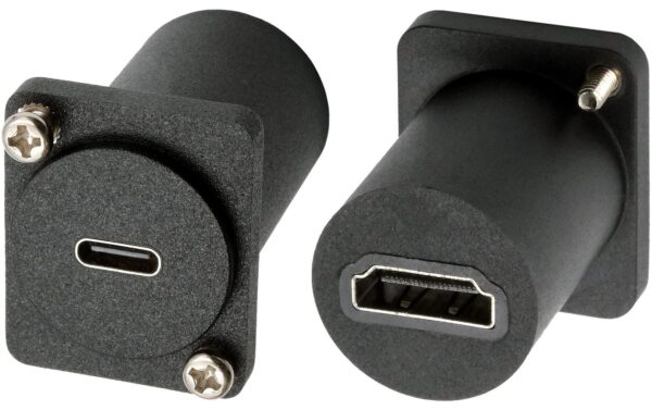 1929968_2 - Mediatech EXSYS EX-49171, D-Typ Adapter USB-C zu HDMI Buchse zu Buchse, USB-C zu HDMI, 4K@60Hz