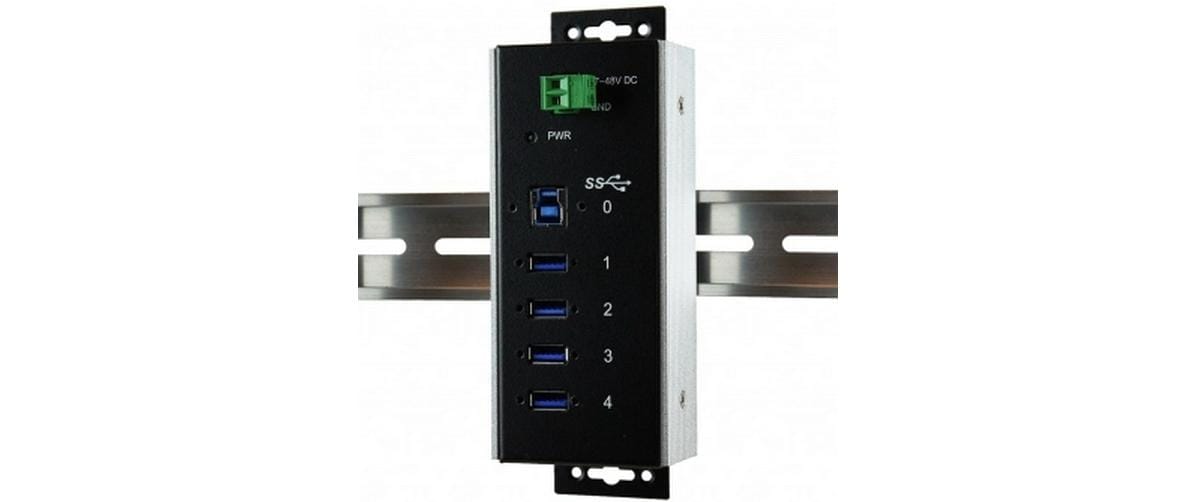 1929984 - Mediatech EXSYS EX-1187HMVS-WT, 7x USB3.2, Metall 15KV ESD, Din-Rail, -40°C bis +85°C kaufen Schweiz | Mediatech.ch