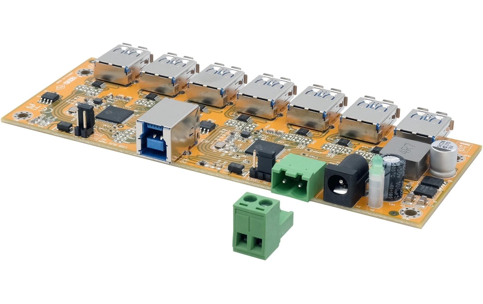1929986_1 - Mediatech EXSYS EX-1188HMS-3-PL, 7x USB3.2, Platine 15KV ESD, nur Platine