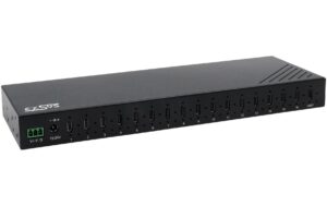 EXSYS EX-12276HMS, 16x USB3.2, Metall HUB 15KV ESD, 16xUSB-C, 120W