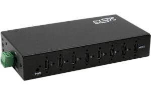 EXSYS EX-12277HMS, 7x USB3.2, Metall HUB 15KV ESD, 7xUSB-C, 57W