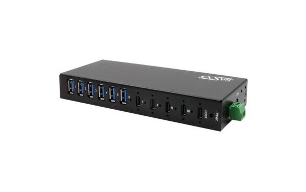 EXSYS EX-12290HMS, 10x USB3.2, Metall HUB 15KV ESD, 4xUSB-C, 6xUSB-A