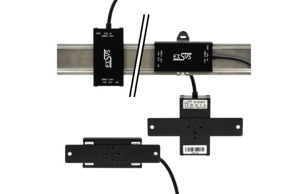 1930001_2 - Mediatech EXSYS EX-1501HMVS-A, 1x USB3.2, managed HUB 15KV ESD, 1xUSB-A zu A, Managed USB-Hub