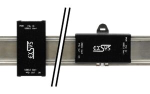 EXSYS EX-1502HMVS, 1x USB3.2, managed HUB 15KV ESD, 1xUSB-C, Managed USB-Hub