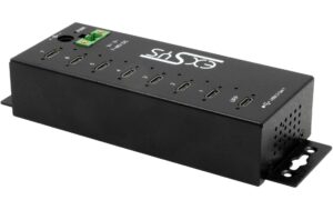1930005_1 - Mediatech EXSYS EX-1537HMVS, 7x USB3.2, managed HUB 15KV ESD, 7xUSB-C, Managed USB-Hub