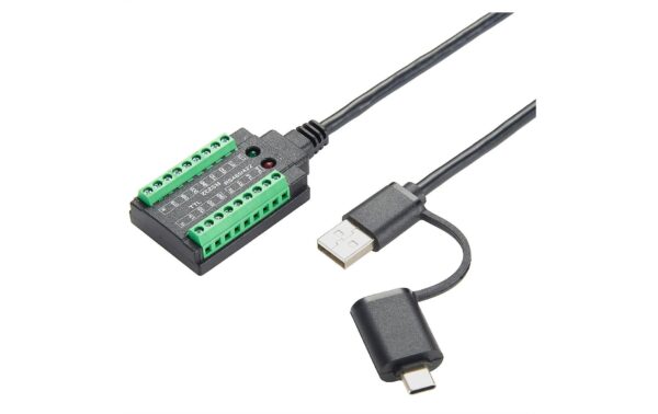 1930013_4 - Mediatech EXSYS EX-13003, USB zu 1xSeriell RS232, 1m USB zu RS-232/422/485/TTL Terminal Block