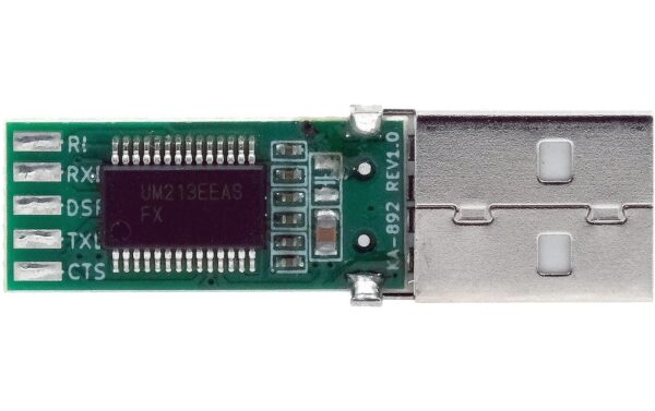 EXSYS EX-13101, USB zu 1S 1xRS232, Board mit FTDI Chipsatz, Konverter-Board