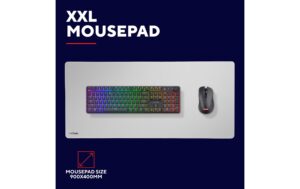 Trust GXT759W XXL Gaming Mouse Pad weiss