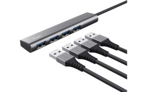 1931526_2 - Mediatech Trust Halyx USB-C zu USB-A Gen1 Hub 4Port