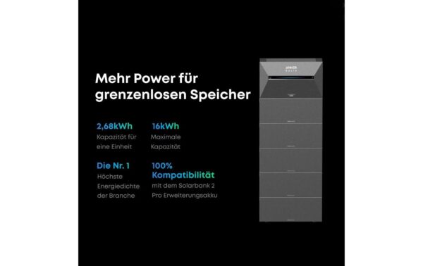 1931551_4 - Mediatech Anker Solix 3 E2700 PRO 2688 Wh A17C53Z1 LiFePO4 All-in-One Balkonkraftwerk-Speicher