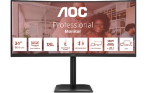 AOC 34 CU34E4CV, 3440x1440, 120Hz DC, PD90, DP, HDMI