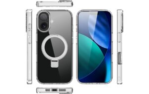1934164_3 - Mediatech Nevox StyleShell SHOCKFlex mit Standfunktio iPhone 17, Transparent