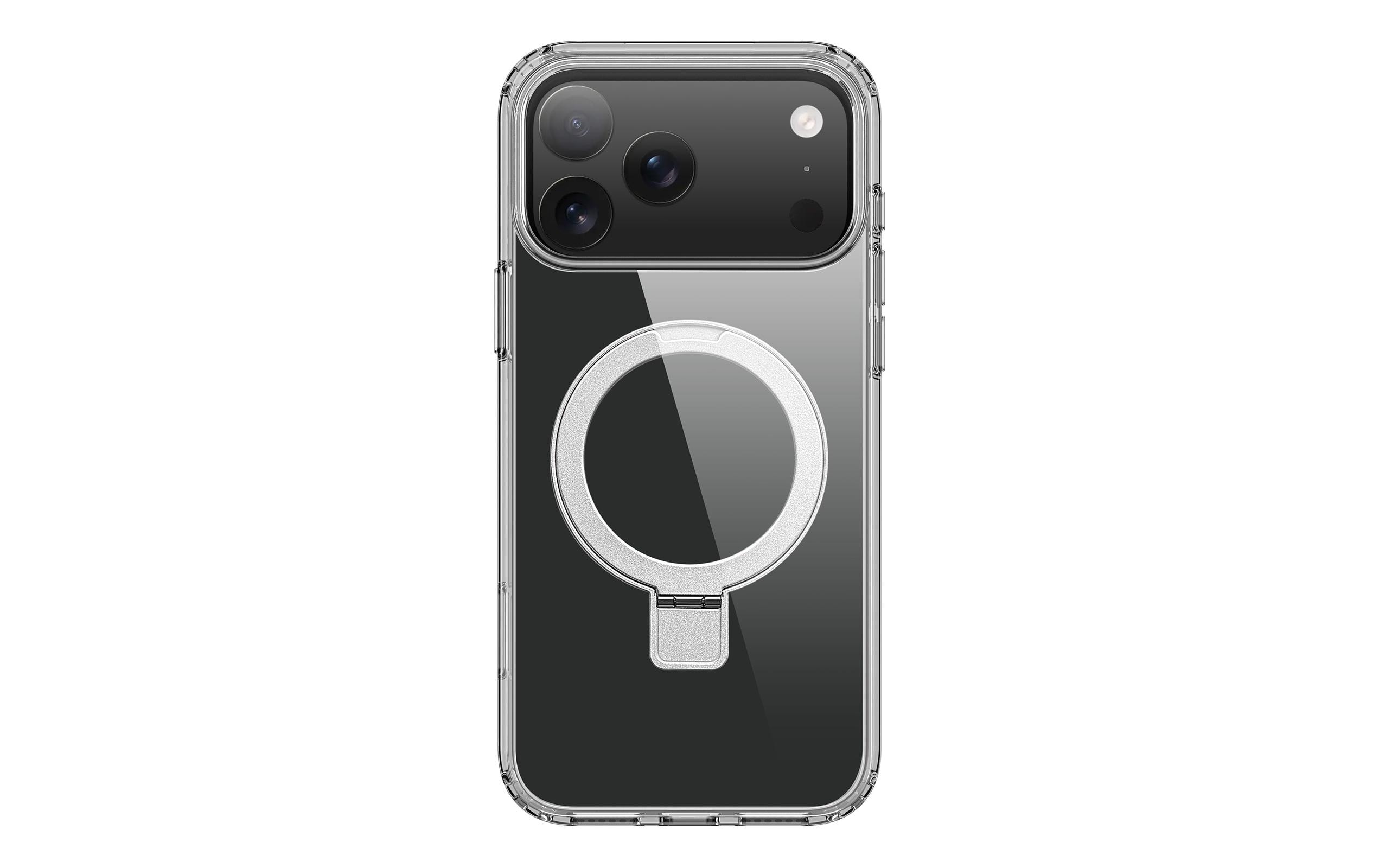 1934167 - Mediatech Nevox StyleShell SHOCKFlex mit Standfunktio iPhone 17 Pro Max, Transparent