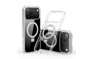 1934167_2 - Mediatech Nevox StyleShell SHOCKFlex mit Standfunktio iPhone 17 Pro Max, Transparent