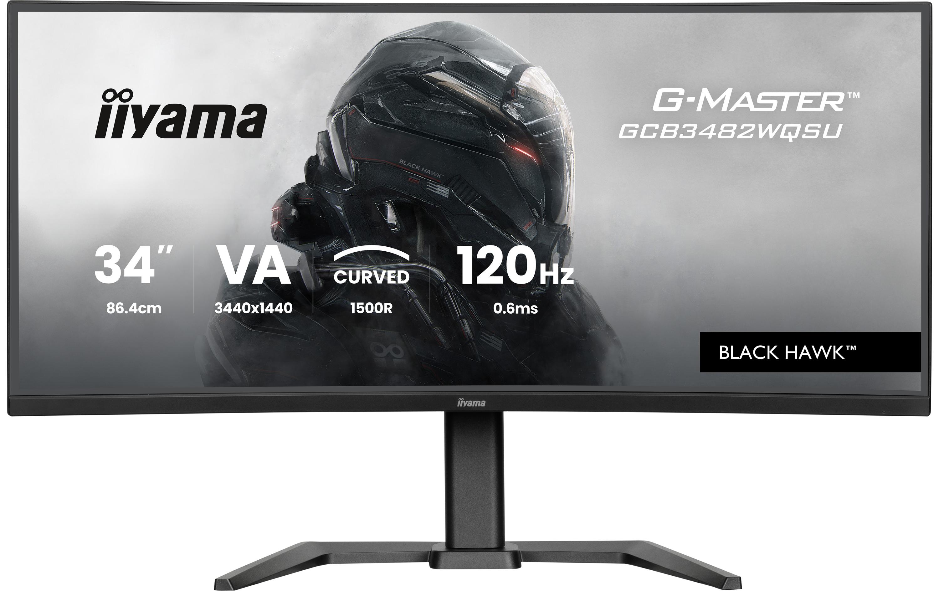 1934748 - Mediatech IIYAMA 34 GCB3482WQSU-B1 VA-panel Curved 3440x1440 120Hz kaufen Schweiz | Mediatech.ch