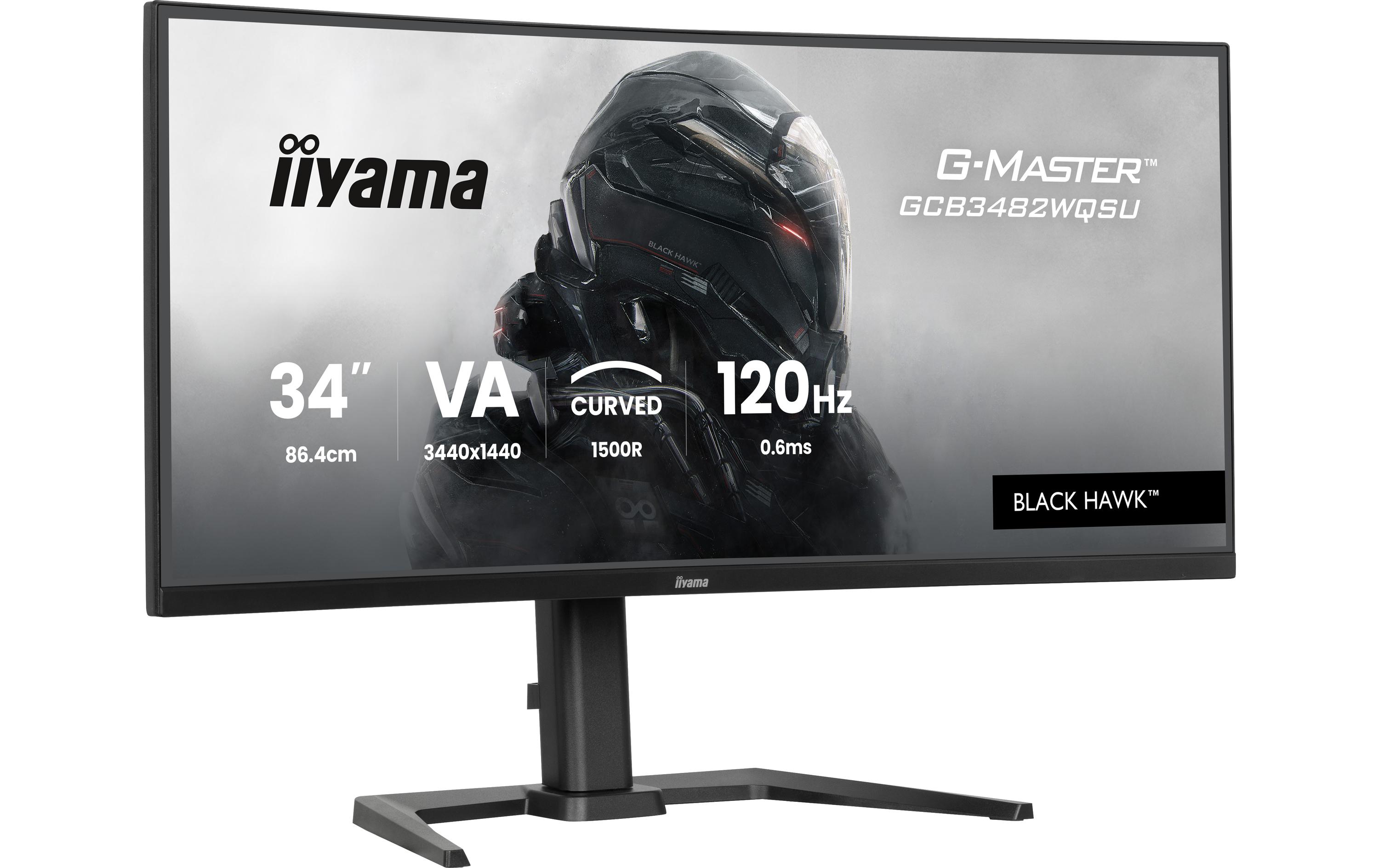 1934748_1 - Mediatech IIYAMA 34 GCB3482WQSU-B1 VA-panel Curved 3440x1440 120Hz