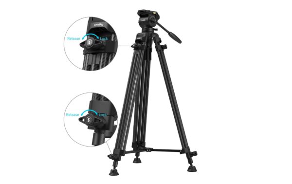 SmallRig AD14 Heavy-Duty Tripod Carbon Fiber