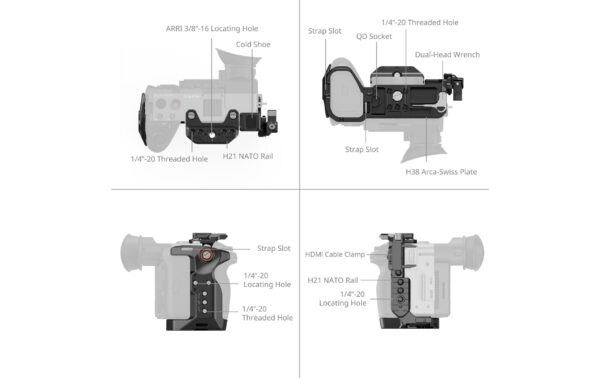 SmallRig Cage Kit for Sony FX2 