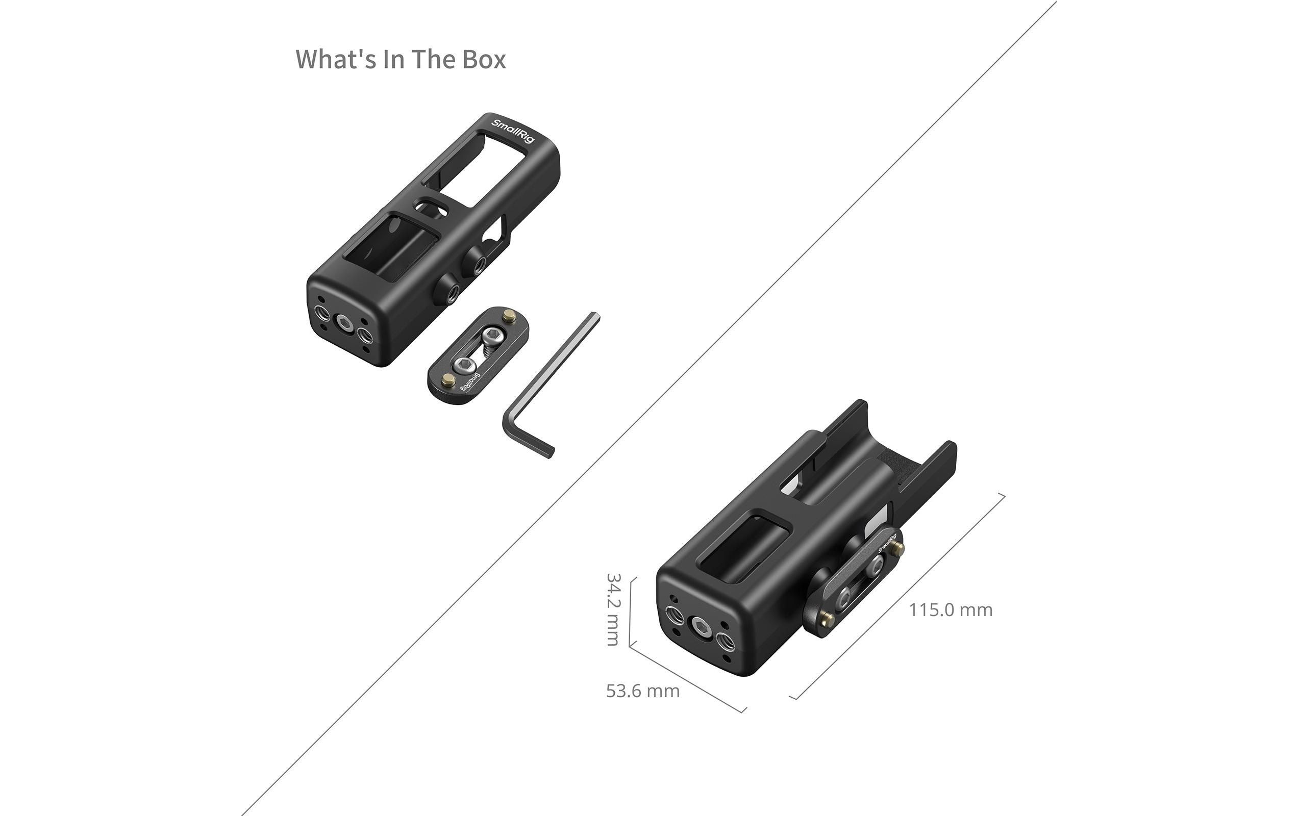 1937445_1 - Mediatech SmallRig Extended Cage for DJI Osmo Pocket 3