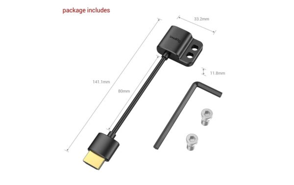 SmallRig Ultra Slim 4K Adapter Cable A to A