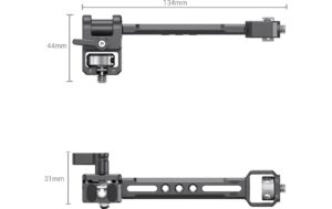 1937549_3 - Mediatech SmallRig Adjustable Monitor Support for DJI, Zhiyun, Moza Stabilizers