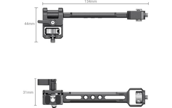 1937549_3 - Mediatech SmallRig Adjustable Monitor Support for DJI, Zhiyun, Moza Stabilizers