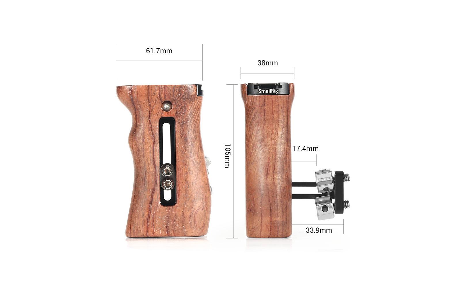 1937598_1 - Mediatech SmallRig Universal Wooden Side Handle