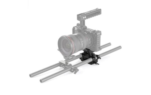 SmallRig Universal Bottom Mount Plate with 15mm Rod Support System