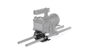 SmallRig Universal Bottom Mount Plate with 15mm Rod Support System