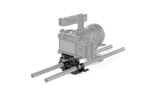 SmallRig Universal Bottom Mount Plate with 15mm Rod Support System