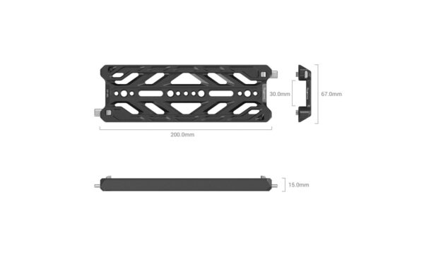 SmallRig Lightweight ARRI Dovetail Plate 8