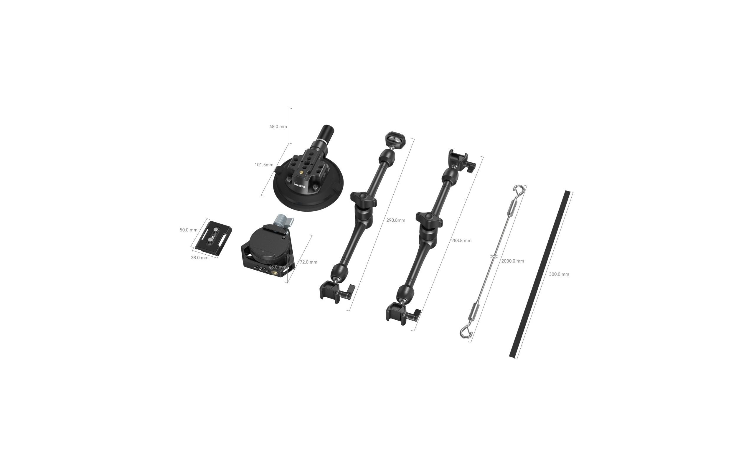 1937609_1 - Mediatech SmallRig Suction Cup Cam Support Kit SC-15K for Vehicle Shooting