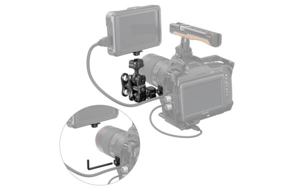 SmallRig mini Magic Arm with QR Ball Head Drop-in HawkLock