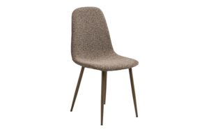 1938031 - Mediatech House Nordic Stuhl Stockholm, 2er Set Hellbraun, Polyester, Stahl