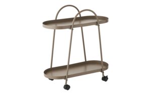 House Nordic Bartrolley Empoli, Braun 60x27.5x64 cm (LxBxH), Stahl