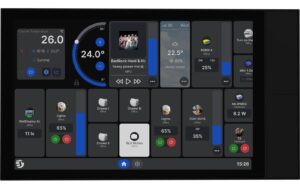Shelly Android Wall Display XL black Touchscreen, Scenen, Steuern von Geräten