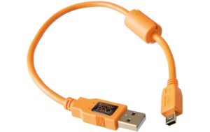 1940697_1 - Mediatech Tether Tools USB A 2.0 / Mini-USB 5-Pin TetherPro 30 cm, Orange