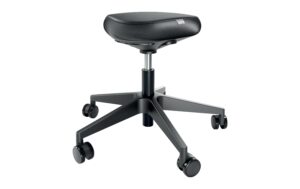 Leitz Ergonomischer Sitzhocker schwarz, mit Rollen, Balance Komfortsitz kaufen Schweiz | Mediatech.ch