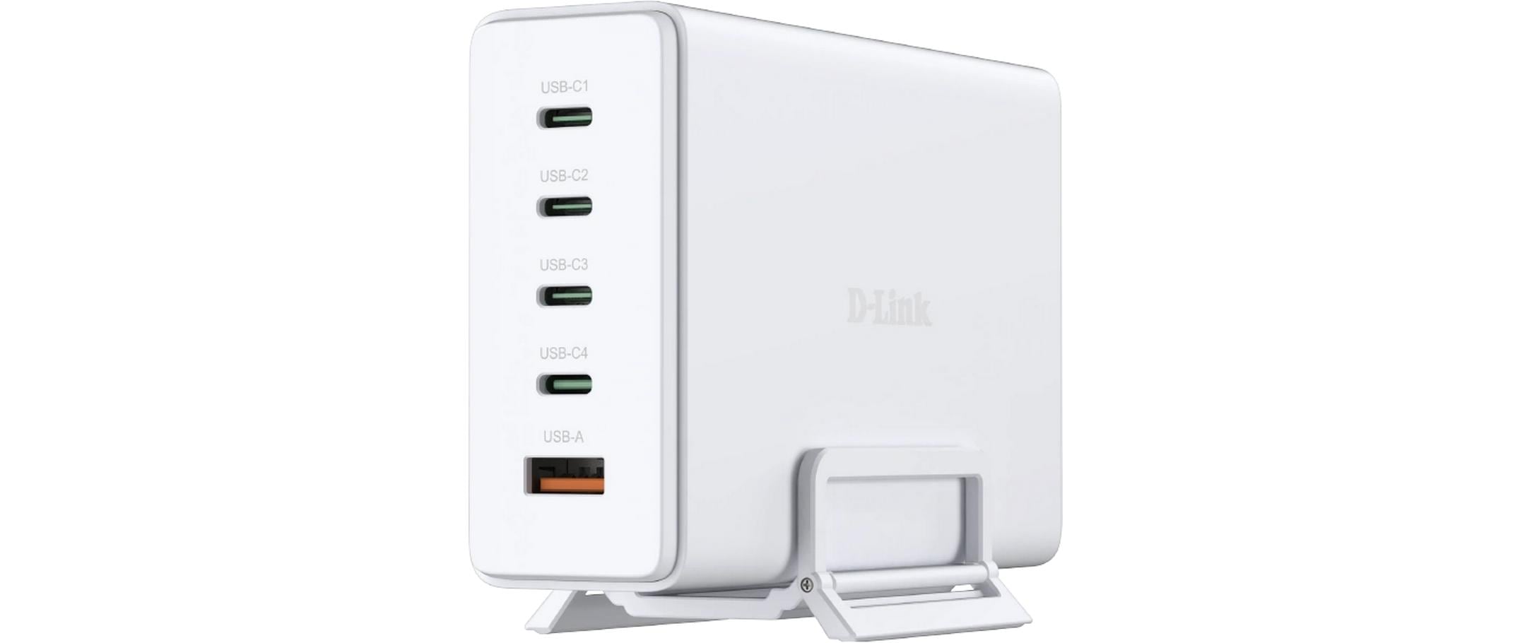 1942683 - Mediatech D-Link DCF-241/E: GaN Charger weiss 240W, 4x USB-C, 1x USB-A kaufen Schweiz | Mediatech.ch