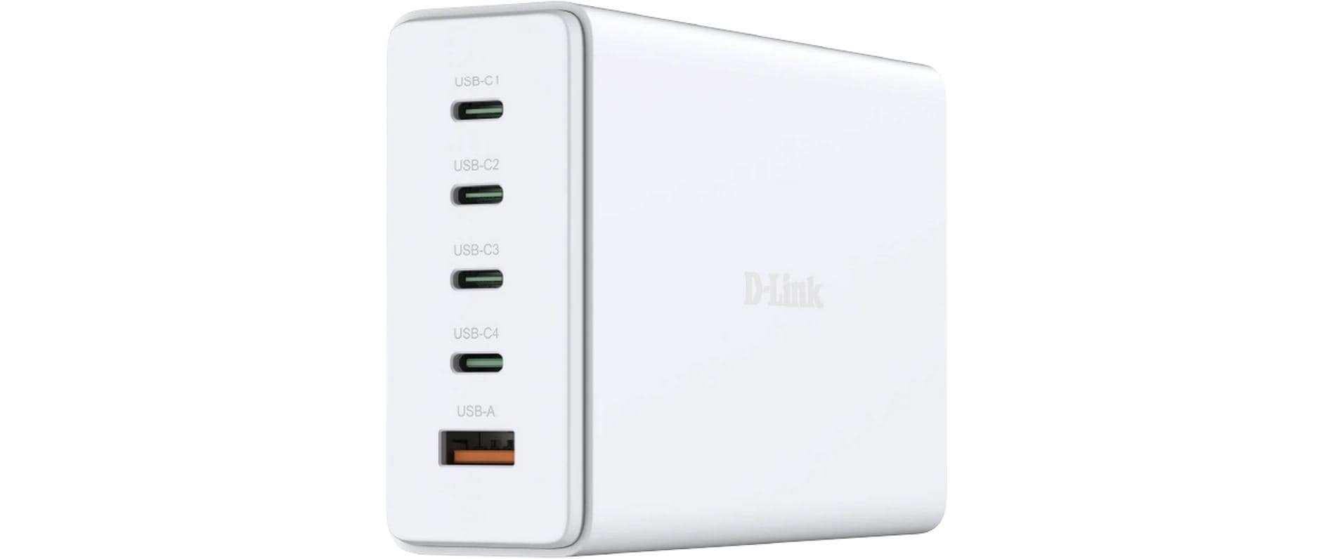 1942683_1 - Mediatech D-Link DCF-241/E: GaN Charger weiss 240W, 4x USB-C, 1x USB-A