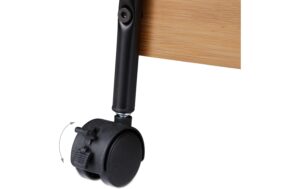 relaxdays Servierwagen Bambus Bambus, 70 x 49,5 x 28 cm