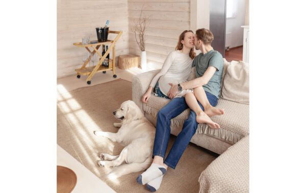 relaxdays Servierwagen mit 2 Ablagen Bambus, 70 x 40,5 x 65 cm