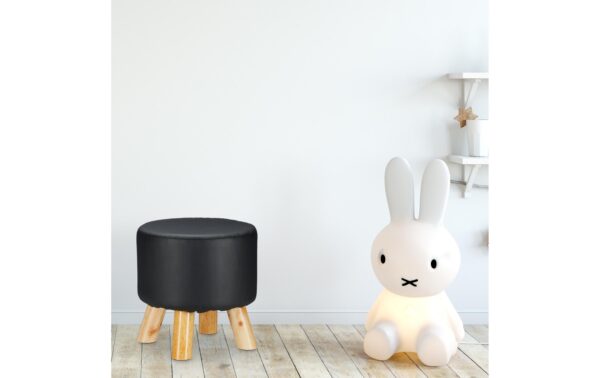 1947531_5 - Mediatech relaxdays Sitzhocker MDF/Kiefer, 30 x 30 cm, Schwarz