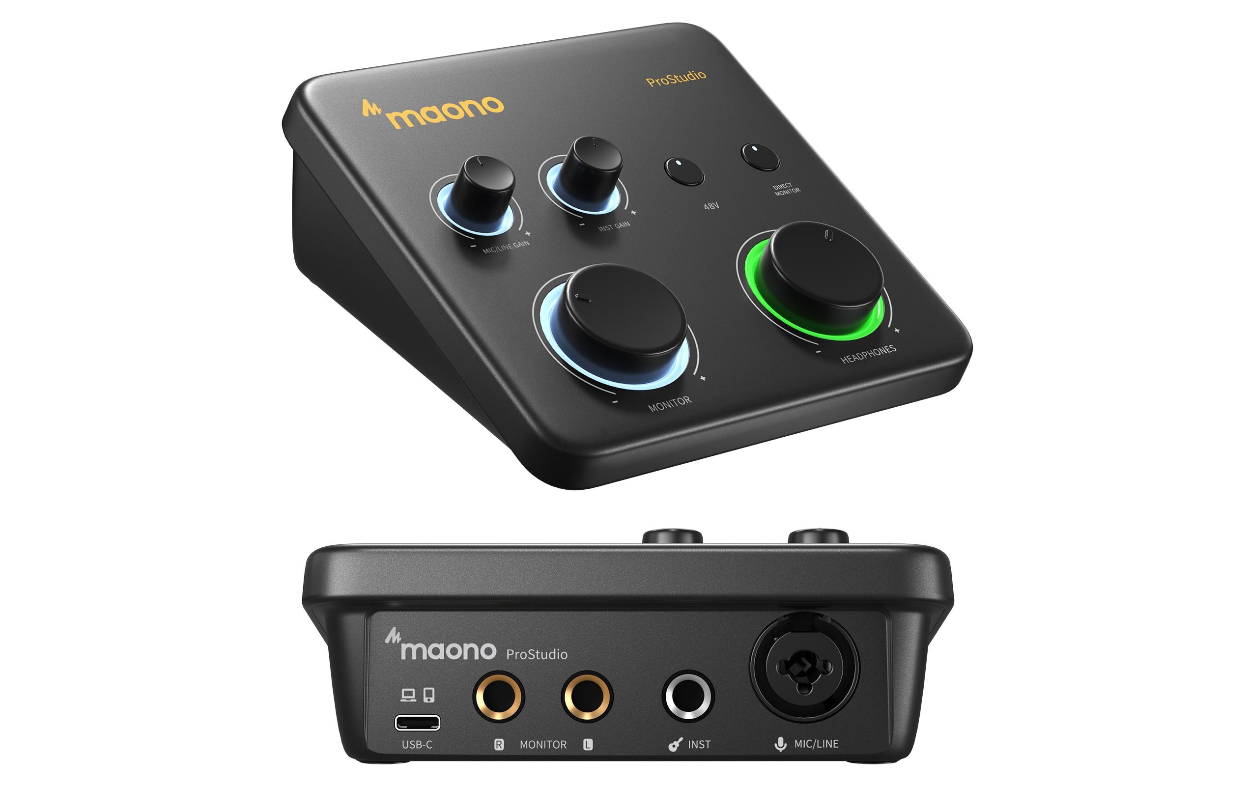 1947687_1 - Mediatech Maono Interface PS22 Lite XLR Combo, Phantom, 24/192, ASIO