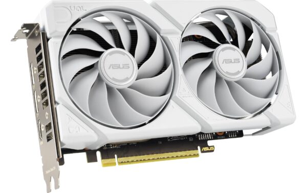 ASUS Dual Radeon RX 9060 XT WH 16G AMD Radeon RX9060 XT, 1x HDMI, 2x DP