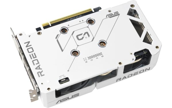 ASUS Dual Radeon RX 9060 XT WH 16G AMD Radeon RX9060 XT, 1x HDMI, 2x DP
