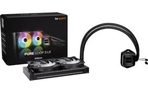 1949183_3 - Mediatech Wasserkühler be quiet! Pure Loop 3 LX 240mm kompatibel zu Intel/AMD, 2x 120mm Radiator