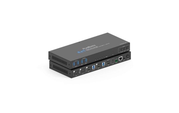 PureTools PT-SW-UH41-48G Switch 4x1HDMI 2.1, Dual HDMI, USB-C,48Gbps