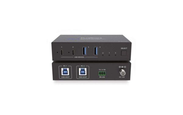 PureTools PT-SW-U324 Switch 2x4 USB 3.2 Gen1, 5Gbps, Dual Input